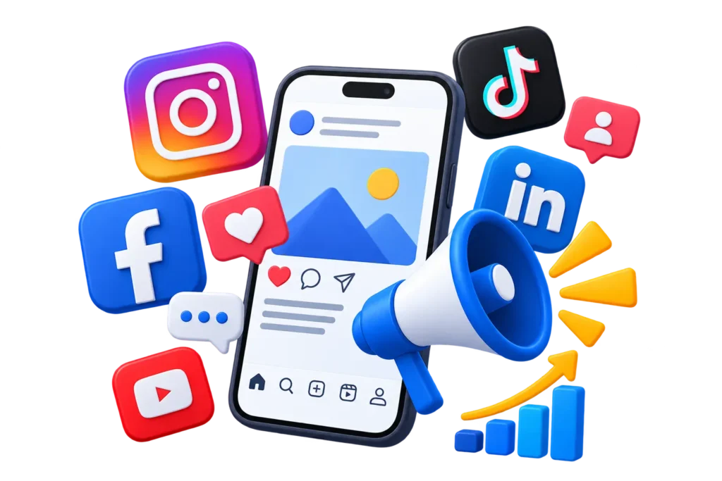 Social media marketing and performance analytics